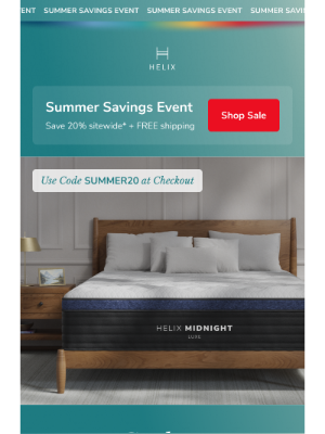 Helix Sleep - Sleep cool, save BIG!