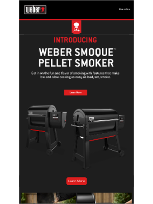 Weber - Meet our new pellet smoker