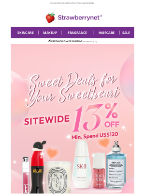 StrawberryNET - 13% Off Sitewide💓to unlock romance for Valentine's Day🥰