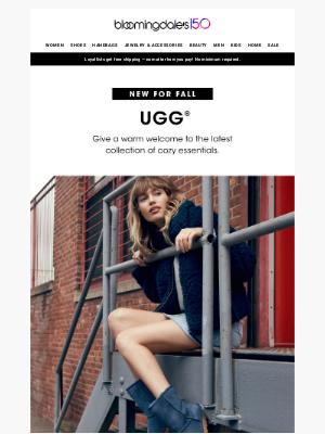 Bloomingdale's - Cozy up with UGG's newest collection