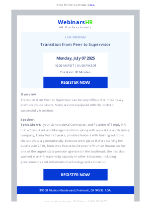 Marketo - Transition from Peer to Supervisor