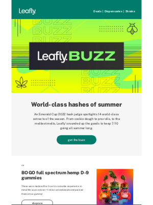 Leafly - Summer's best-in-class hashes