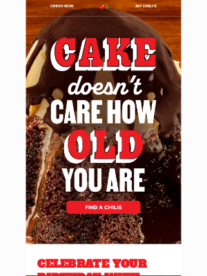Chili's Grill & Bar - Edwin, you’ve got a FREE dessert for your birthday 🎉