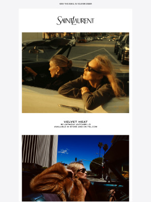 Yves Saint Laurent - Velvet Heat by Anthony Vaccarello
