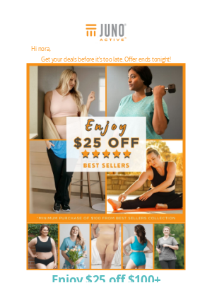 JunoActive - Don’t Miss Out – Best Sellers Sale Ends Tonight