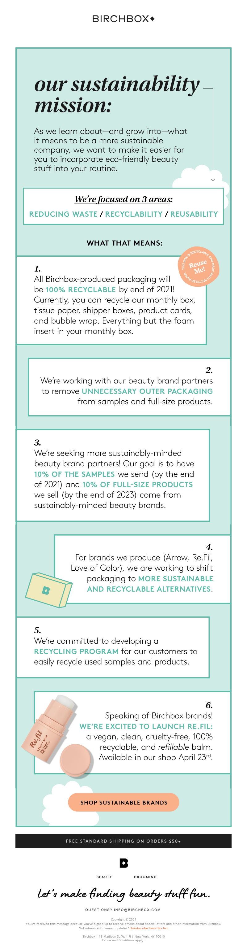 Birchbox USA - Ch-ch-changes