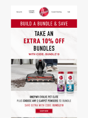 Hoover - Boosted Bundles Savings