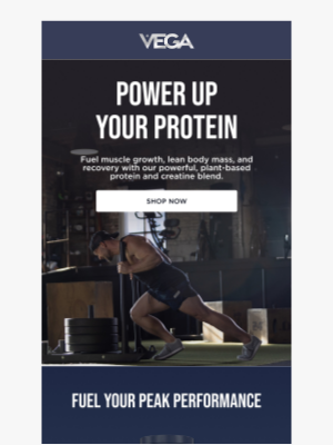 Vega - Protein + Creatine = Performance