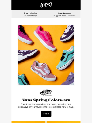 CCS - Vans Spring Colors Have Pop