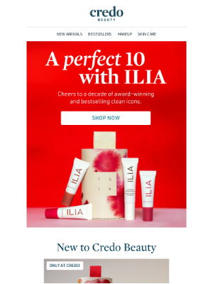 Credo Beauty - Celebrating 10 years of ILIA at Credo Beauty