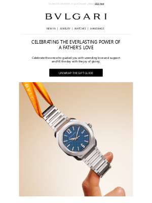 Bulgari - A timeless gift for Father's Day