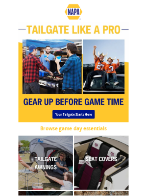 NAPA AUTO PARTS - Your Ride Is The MVP Of Game Day