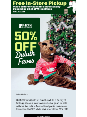 Duluth Trading Company - 5-Star Faves - 50% OFF!