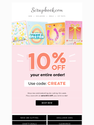 Scrapbook - ✨ New Crafty Deals Inside + an Extra 10% OFF!