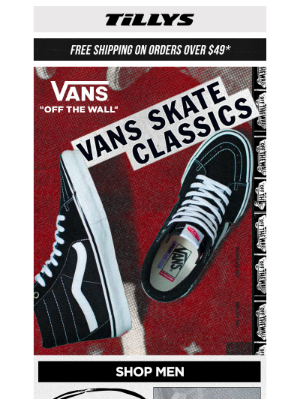 Tillys - Vans Skate Classics 🏁 40% Off Select Styles