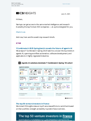 CB Insights - who's in YC's spring batch?
