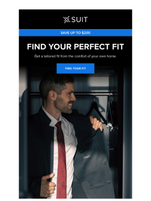 X Suit - Your perfect fit is just a click away 👉