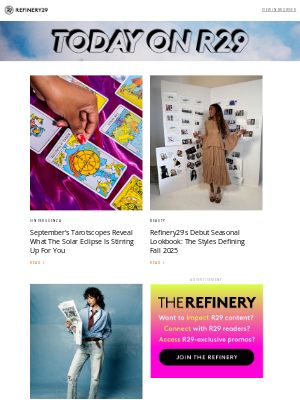 Refinery29 - Your tarot reading for September—brings eclipse energy