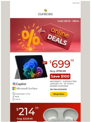Curacao - 🔥 Huge Savings: Online Weekly DEALS! 🔥