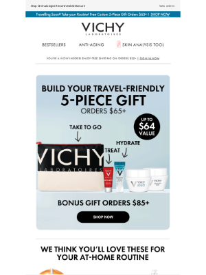 Vichy - Get Travel Ready ✨ Free Custom Travel Routine