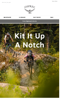 Osprey - Kit it up a notch for bike season