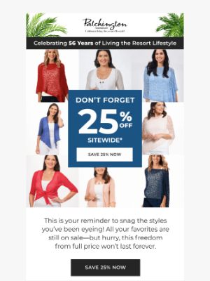 Patchington - The 4th Is Over, But the Deals Aren’t! 🎉