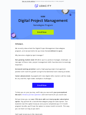 Udacity - New Program: Digital Project Management