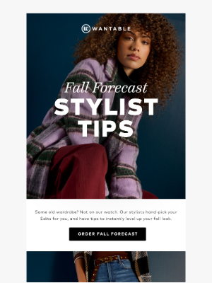 Wantable - open to see the PERFECT Fall style tips 🍂