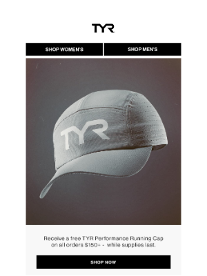 TYR Sport - Free TYR Performance Running Cap With Orders of $150+
