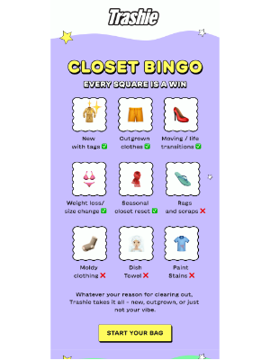 For Days - Did your closet just hit Bingo?