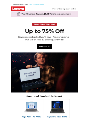 Lenovo - Unexpected gifts they'll love!
