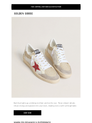 Golden Goose - New Sneakers: the red you've been looking for