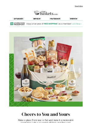 1-800-Baskets - Elevate any occasion with exquisite wine.