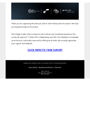 Utah Jazz - Tell Us About Your SEG Broadcasting Experience