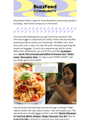 BuzzFeed - HELLO BESTIES!!!