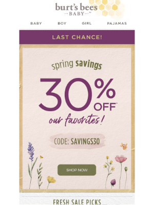 ENDS TONIGHT❗30% off our favorites