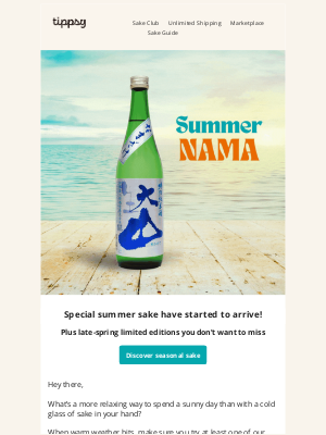 Winc - Special summer sake are here!