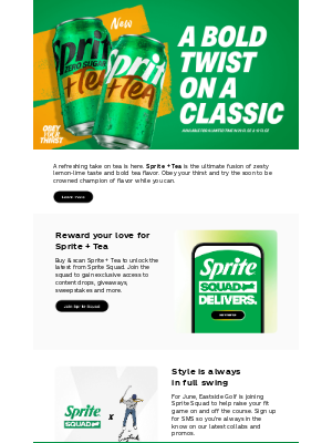 Coca-Cola Store - Sprite + Tea is the bold twist you need