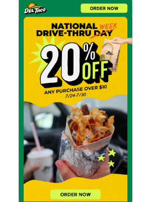 Del Taco Restaurants - Warning: Your car might crave Del today 🌮