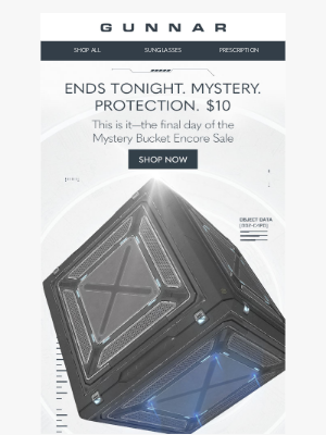 Last Day to Shop the Mystery Bucket Encore