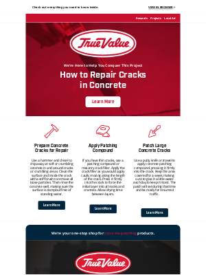 True Value - 🏠 How to Repair Cracks in Concrete