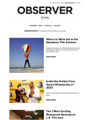 Observer - Where to Work Out in the Hamptons This Summer