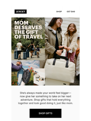 Away - Every mom deserves to get Away ✈️