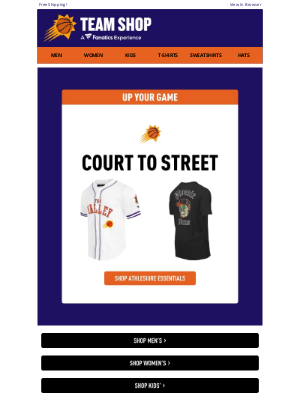 Phoenix Suns - Workout or Chill Out In Suns Athleisure!