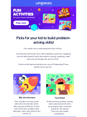 Lingokids - Your kid's mission: space words 🚀