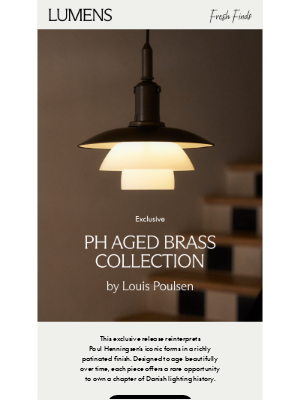 Lumens - Exclusive: The PH Aged Brass Collection