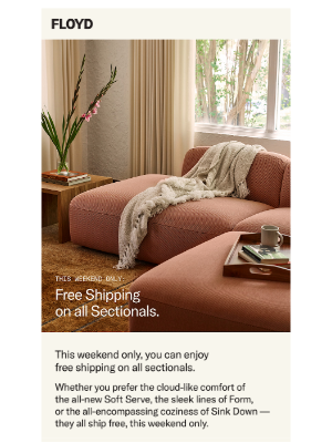 Floyd - Enjoy free shipping on Sectionals