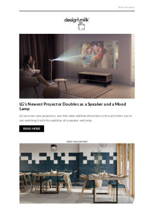 Kaufmann Mercantile - Weekly Digest: LG’s Newest Projector Doubles as a Speaker and a Mood Lamp