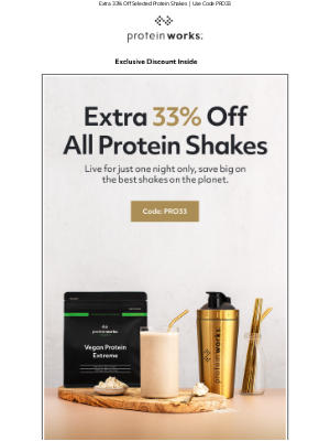 The Protein Works - ❌ Don't Stop Gaining With Extra Savings Tonight. Shop Now!