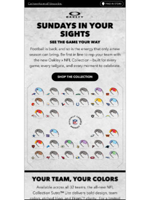 Oakley - Football Is Back